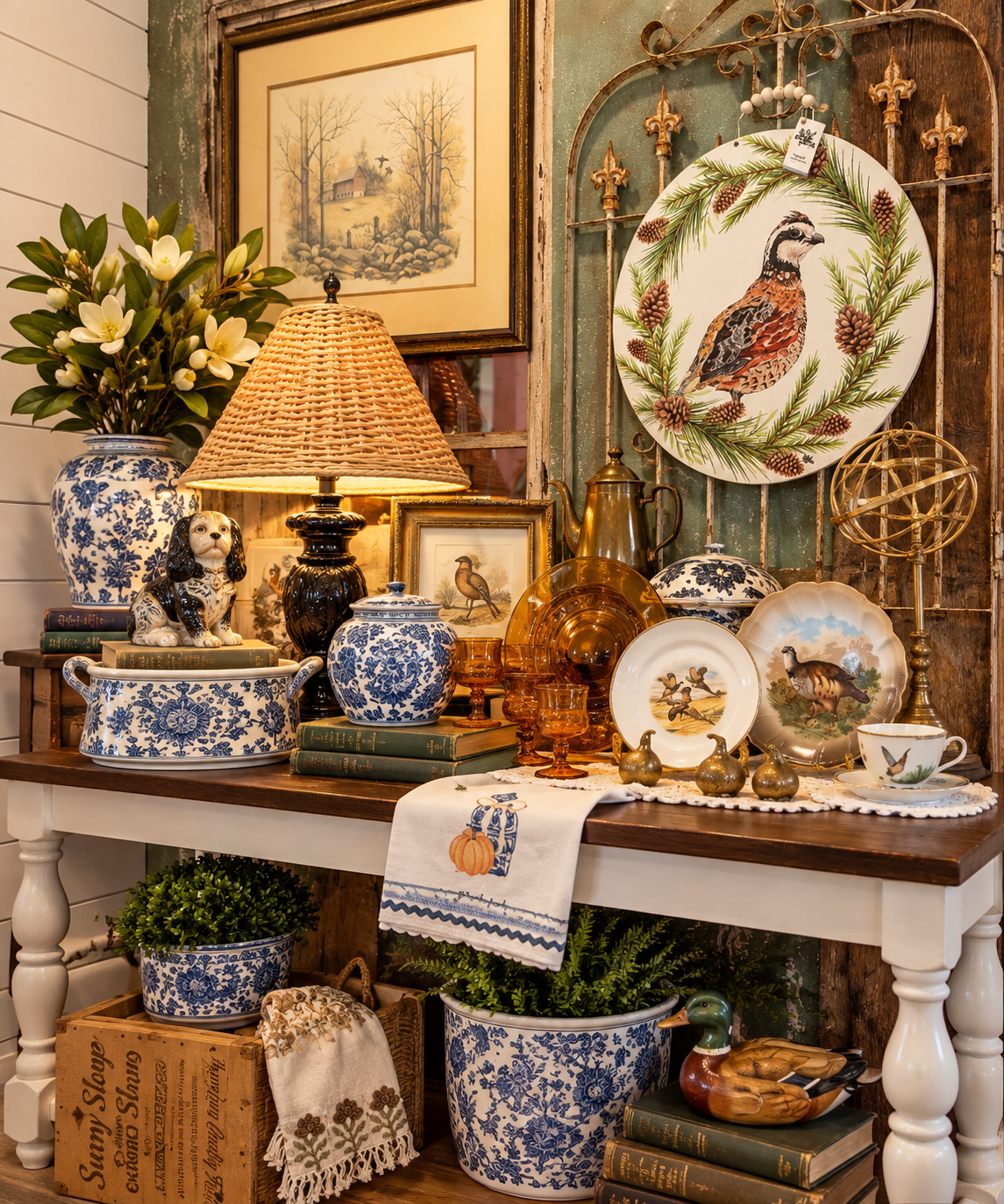 Vintage + Antique Home Decor