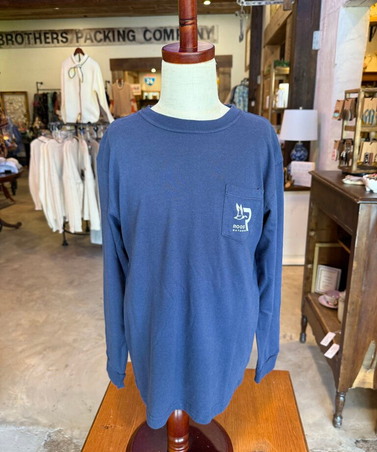 Youth Roost Boykin Stamp Long Sleeve, Fieldstone