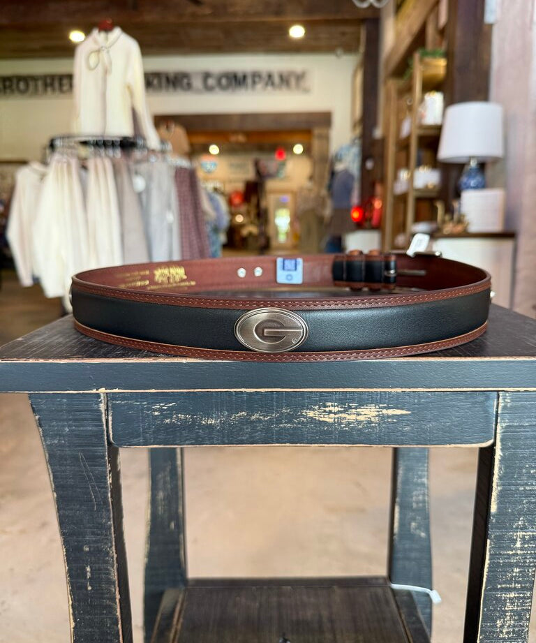 Uga Leather Ga Bulldogs Belt, ZEP PRO
