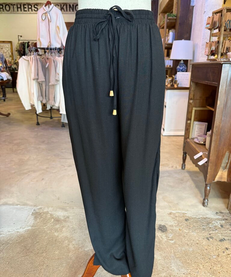 Lined Long Pants; Black, Spin
