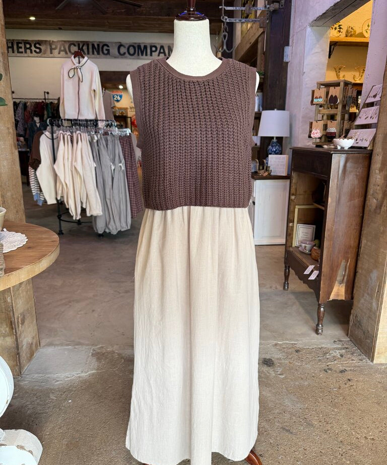 Chunky Sweater Midi Dress, In February