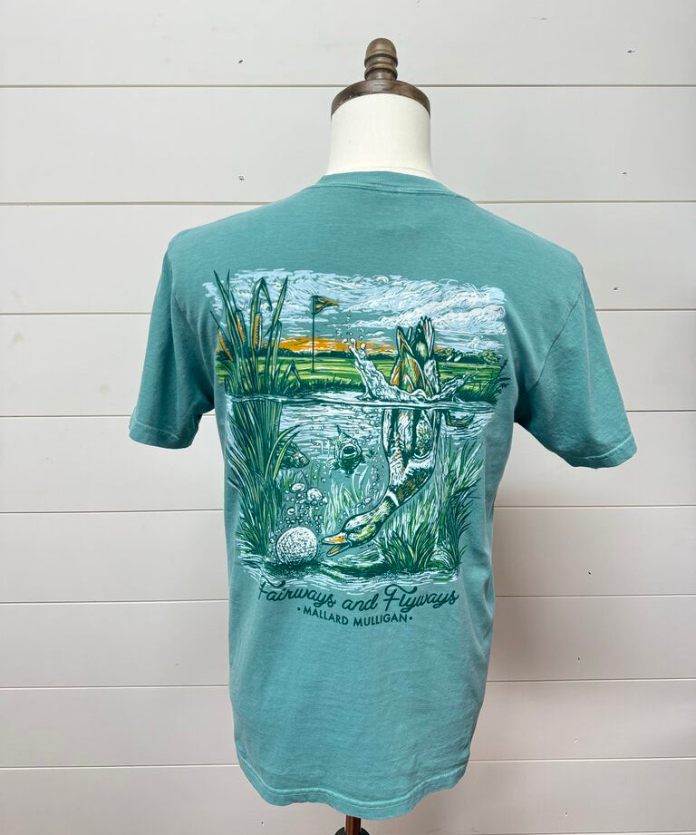 Mallard Dive Tee, River Bed Threads