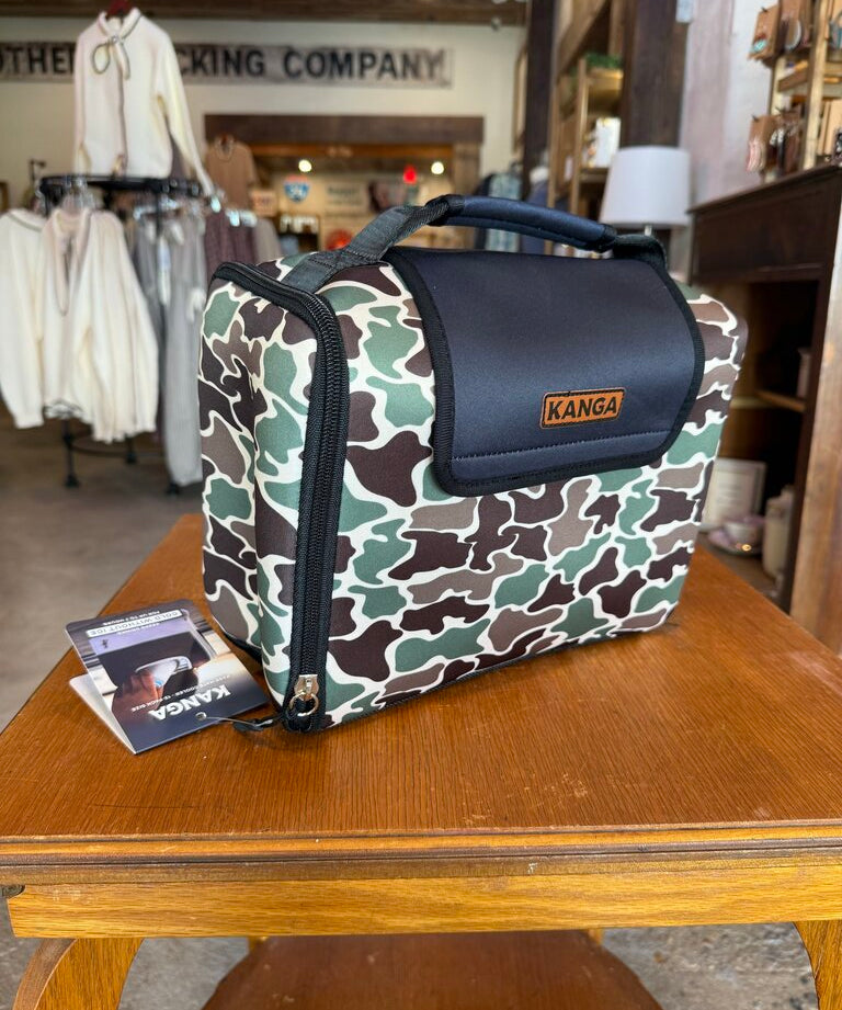 Old School Camo 12-Pack Kase Mate, Kanga Coolers