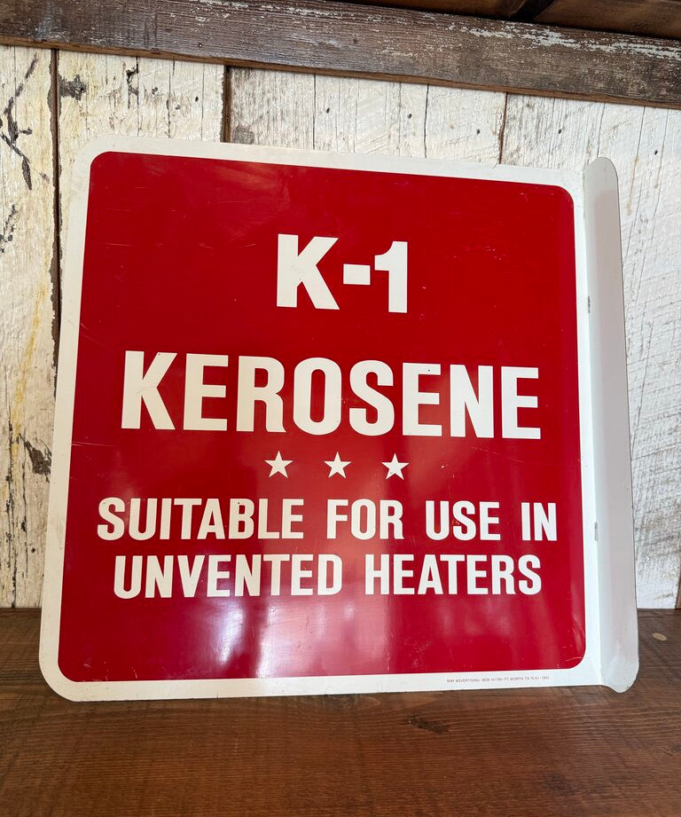 Vintage K-1 Kerosene Sign