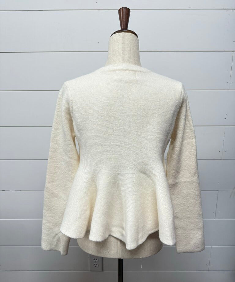 Peplum Sweater Top, In February