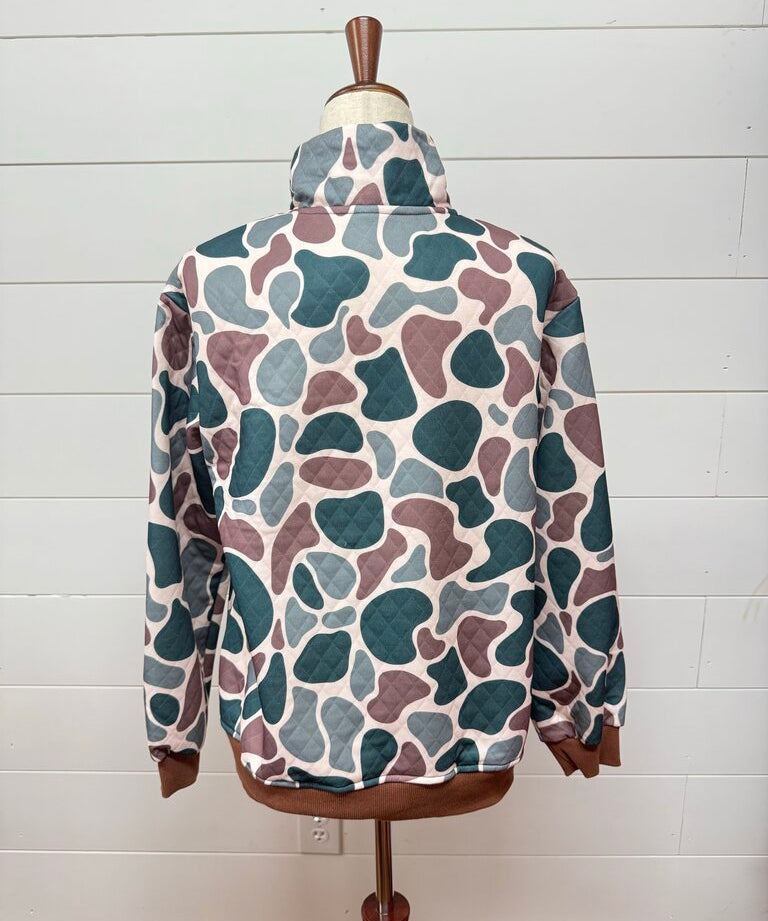 Camouflage Pullover Sweatshirt, Little Daisy Closet