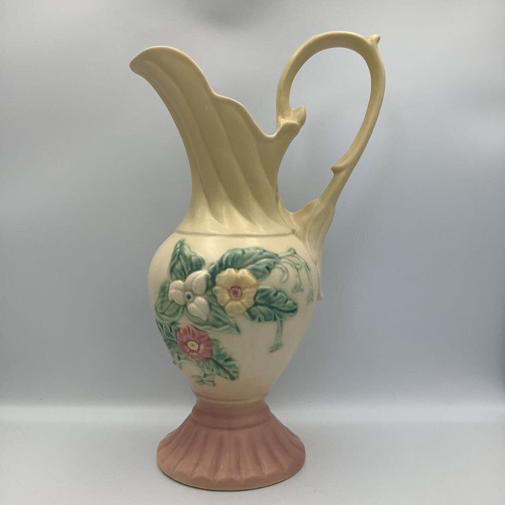 Vintage Hull Pottery Wildflower Pattern Ewer
