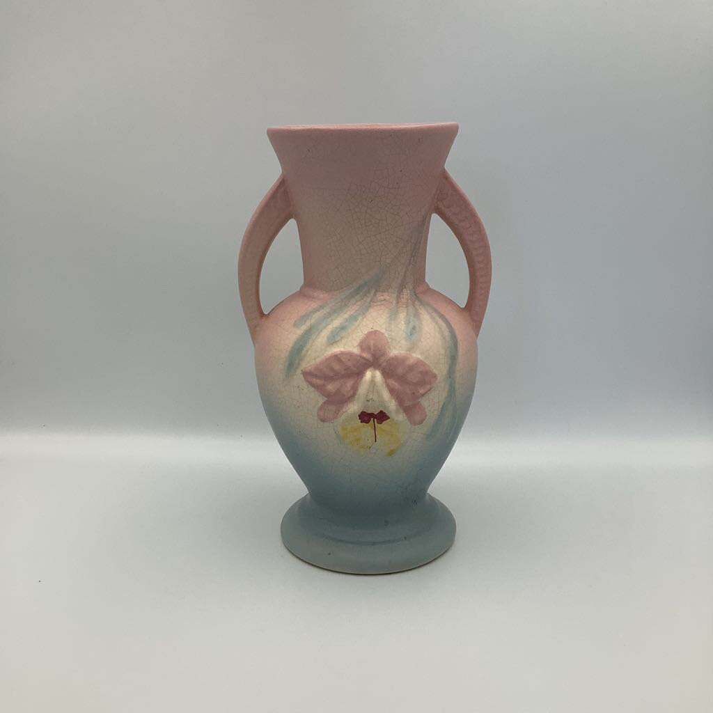 Vintage Hull Pottery Vase "Orchid" Pattern