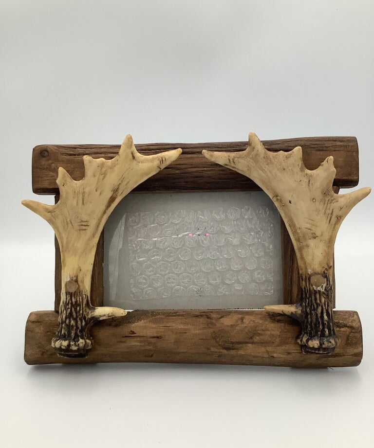 Antler Accent Picture Frame, brown